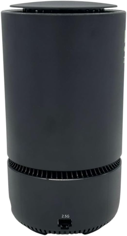 Side view of ZAIN-Greenpacket 5G CPE E5-250MK showing 2.5Gbps Ethernet port