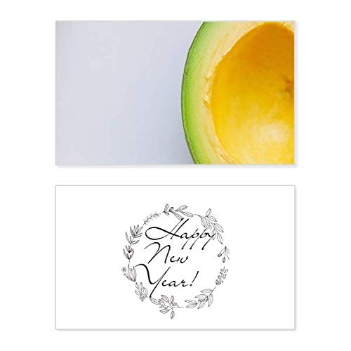 Tarjeta conmemorativa de aguacate para celebrar momentos felices con estilo tropical