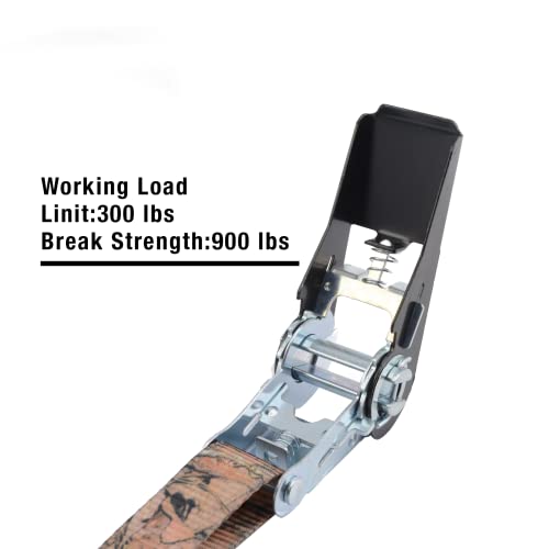 Xstrap Standard Ratchet Tie Down Straps - 8Pk - 1'' X 10 Ft - 900 Lb Break Strength Cargo Straps For Moving Appliances, Lawn Equipment, Motorcycle + Cam Buckle Straps 6Pk 8Ft Powersports Tie-Downs 1-I #TOP4