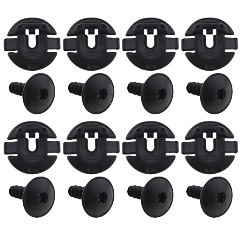VGOL 40 Piezas Clips para Revestimiento de Arco de Rueda de Coche con Tornillos Torx 4F0825429A Compatible con Audi A1 A4 A5 A6 A7 Q5 Clips para Guardabarros de Revestimiento Interior de Arco de Rueda