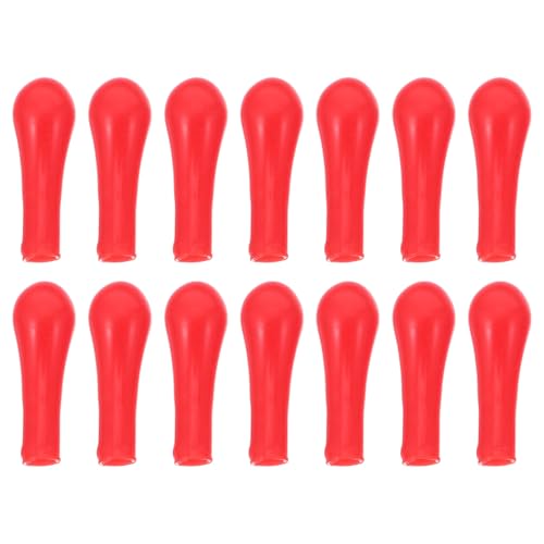 Bouchons Rouges en Latex pour Pipettes Évitant les Fuites de Laboratoire