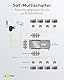 goobay 64874 - Sat Multischalter 5/8 / Multischalter 8 Teilnehmer ermöglicht individuelles Empfangssignal / 5 Eingänge - 8 Ausgänge/terrestrischer Empfang möglich / 4K, 8K UHD/DAB+