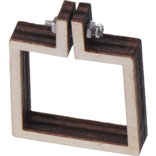 Aros de punto de cruz mini cuadrados para crear pendientes y joyería artesanal 6