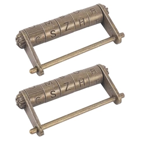 Rfeeuubft Cerradura de Combinación China, Cerradura Decorativa, Cerradura para Joyero, Cerradura Adecuada para Cajón de Gabinete
