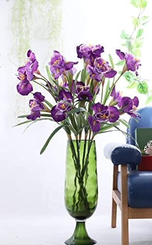 Fleurs artificielles d'iris pour une décoration de table de mariage chic et raffinée - 3