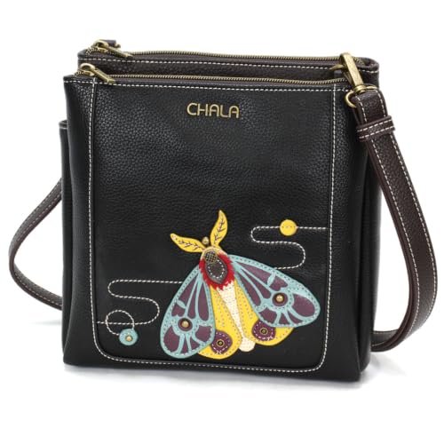 Image of CHALA Merry Messenger RFID Protected Women Faux Leather Shoulder Purse with Adjustable Crossbody Strap