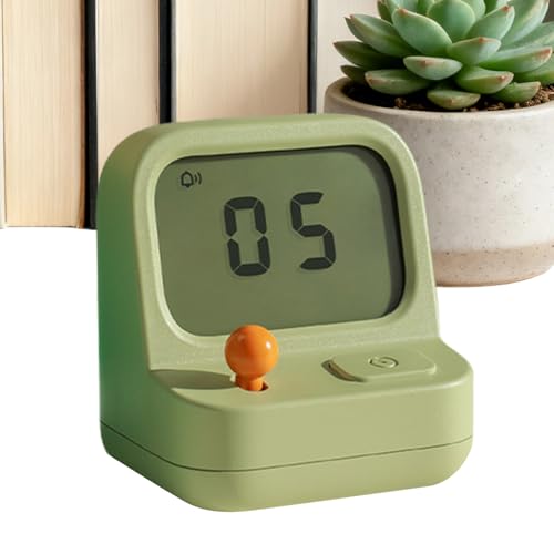 Meyjlgh Reloj para niños, bonita pantalla LCD silenciosa, reloj despertador digital con retroiluminación, para baño, hogar, dormitorio, mesita de noche, dormitorio, viajes, niños, adolescentes, niñas