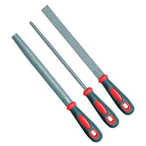 VOREL 25173 - escofina de madera fija de 200 mm 3pcs