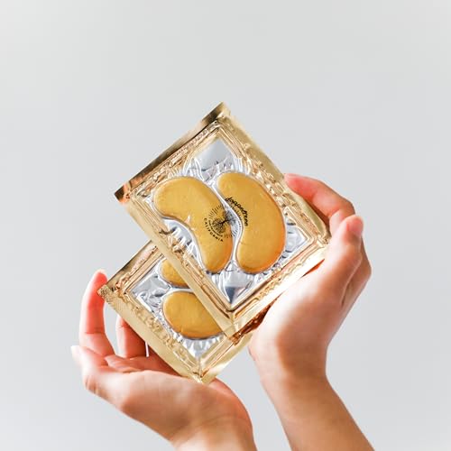 Mascarilla contorno de ojos colágeno (18 pares), máscara de ojeras - todos los eye mask patches naturales para ojos hinchados, circulos oscuros y arrugas - Diseñado en San Francisco - imagen 5