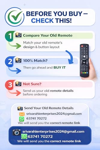 Image of SV LT-65NQ7165C Remote Control Compatible with JVC 165 cm (65 inches) AI Vision Series QLED Google TV LT-65NQ7165C (Black) (Please Match The Image with Your Old Remote)