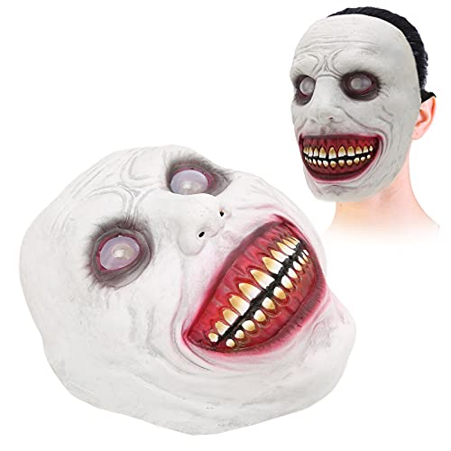 Halloween FaceCover, Latex Effrayant FaceCover Décoration Respirant Cosplay Prop pour Halloween Cosplay Costume De Fête Cover