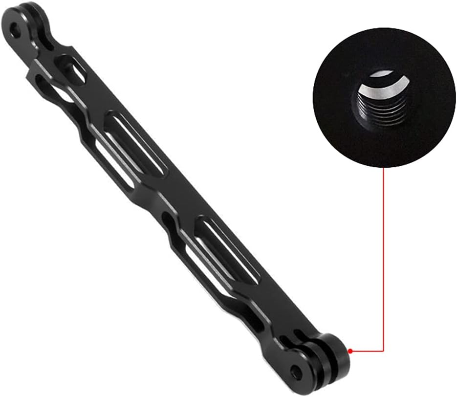 Adjustable Metal Monopod Stable Hidden Selfie Stick for Motorcycle Bicycle