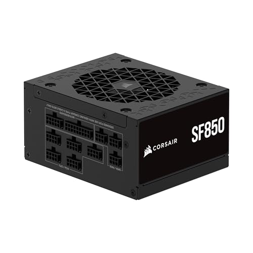 CORSAIR SF850 (2024) Fully Modular SFX Low Noise 80 Plus Platinum Power Supply – ATX 3.1 Compliant...