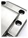 Heavy Duty Stainless Steel Gate Hinges for Cabinets and Doors, Thickened Folding Design for Industrial Use