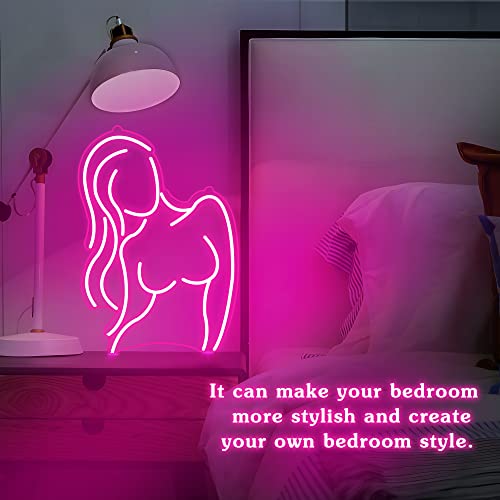 Lady Neon Sign - Character Neon Decorative Sign For Bedroom, Man Cave Room, Bar, Shop Club To Create A Sense Of Romantic Atmosphere #TOP4