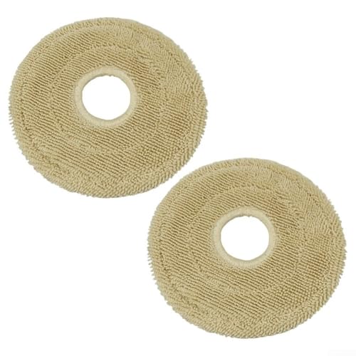 Qualoramall Para MOVA MOBIUS 60 Robot Aspiradora Mopa Set 3 Pack ThermoHold HyperClean Plush Almohadilla de limpieza de repuesto para MOVA MOBIUS 60 (fregona de felpa)