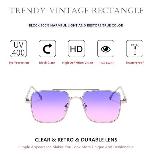 Small Square Aviator Sunglasses for Girls Boys Classic Military Aviator Retro Tint Suitable Small Face Glasses UV4002