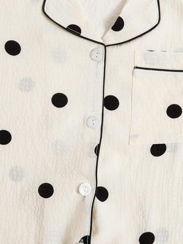 Image of Verdusa Pajamas For Women Set 2 Piece Summer Pajama Sets Cute Pjs Lounge Matching Button Shirt with Shorts
