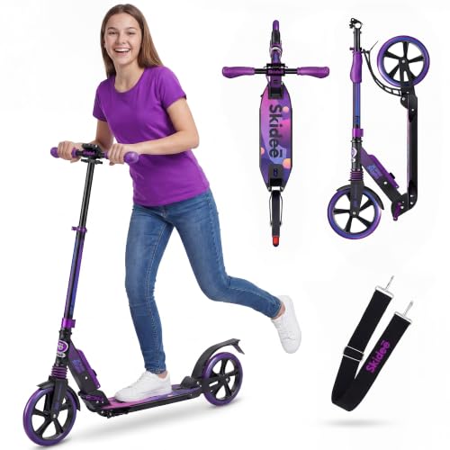 Skidee Dual Anti-Shock Kick Scooter