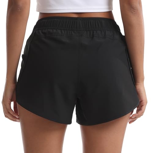 Running Shorts for Women with Liner Athletic Sport Pants Lightweight Gym Workout Shorts with Pockets4