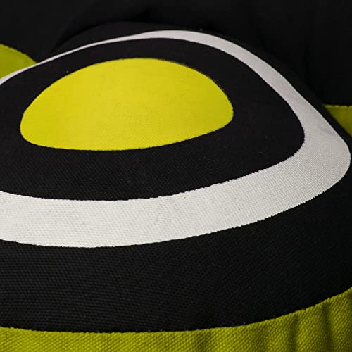 Daan Mma Grappling Dummy Judo Punching Bag Dummy Bjj Wrestling Dummy Standing Position Brazilian Jiu Jitsu Submission Self Defense Training Wrestling Canvas Dummy Unfilled (Black/Yellow, 6Ft / 70'') #TOP4