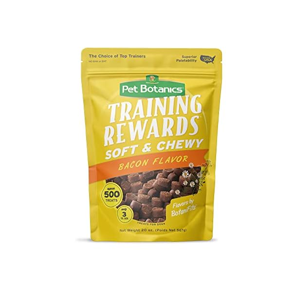 Pet-Botanics-Training-Rewards-Treats-for-Dogs-Made-with-Real-Pork-Liver-Focuses-Motivates-Rewards-Speeds-Up-Learning-Curve-No-BHA-BHT-Ethoxyquin-Bacon-20-oz-1-pack