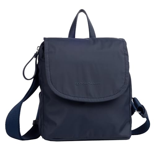 Sac à dos femmes TOM TAILOR Sansa bleu marine taille moyenne style urbain