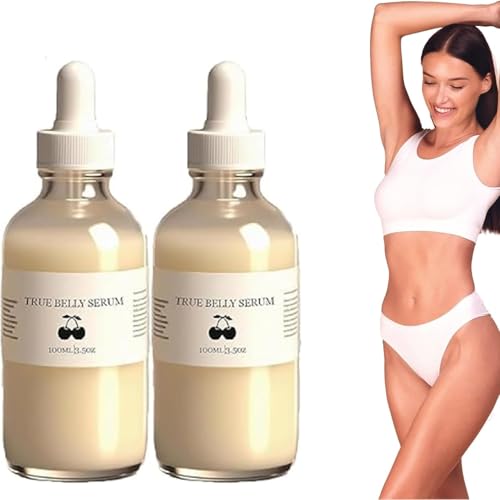 Suero Para El Vientre, Aceite Hidratante Para El Vientre, Nutrición Y Elasticidad De La Piel, Reducción De Estrías, Fórmula Botánica Natural (2pcs)
