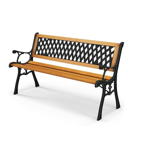Bancs de jardin en fonte et bois dur : le mobilier d'extérieur d'exception