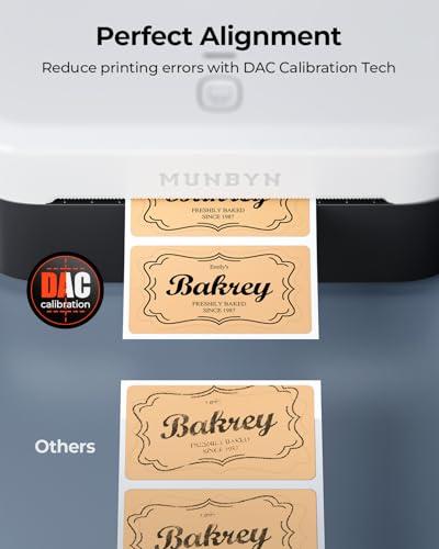 Image of MUNBYN Bluetooth Thermal Label Printer RW403B, Wireless 4x6 Shipping Label Printer for Small Business, Compatible with Android, iPhone, Windows, Mac, Chromebook, Print Width 1.57 inch-4.25 inch