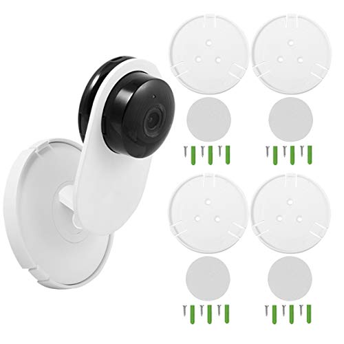 (Pack of 4) Aboom Wall Mount Compatible with Yi Home Camera Customized St