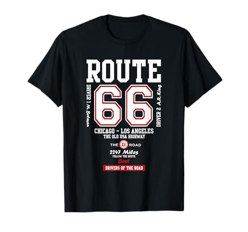 Ruta 66 La Vieja Carretera USA Camiseta