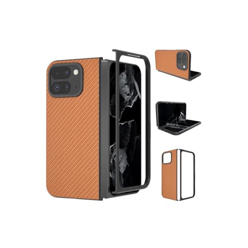 ���d�� �X�}�z�P�[�X Pixel 11 Pro Fold �p�̃P�[�X �y�� ���^ ���C�[�d �[�d�Ή� �X�}�[�g�t�H���P�[�X CASE PC&PU���U�[ �X�}�z�ی�P�[�X �Ռ��h�~ �w�ʃJ�o�[[ag-nx2730][�u���E��]