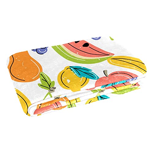 Couverture douce chaude lit canapé jeté de lit aquarelle multicolore - 3