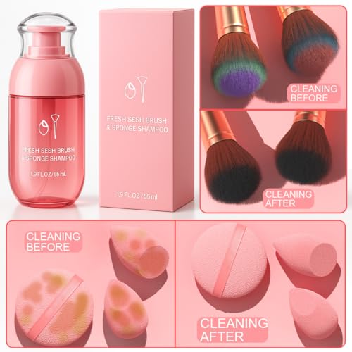Limpiador de brochas de maquillaje, limpiador de brochas de maquillaje, solución de limpieza de brochas de maquillaje, limpiador de brochas de maquillaje, limpiador de brochas de maquillaje, limpieza - imagen 2