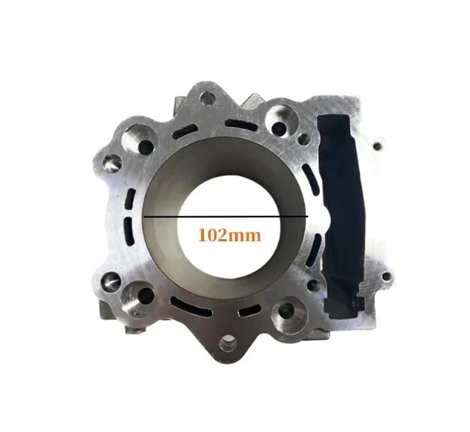 Kit de motor big bore YFM700 de 102mm que aumenta la compresión con culata reforzada 2