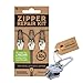 Produktbild ZlideOn Reißverschluss Zipper Ersatz Reparatur Set  Silber Reißverschluss Reparieren Universal Multipack (3 pack) - Reissverschluss-Reparatursetuniversell einsetzbar