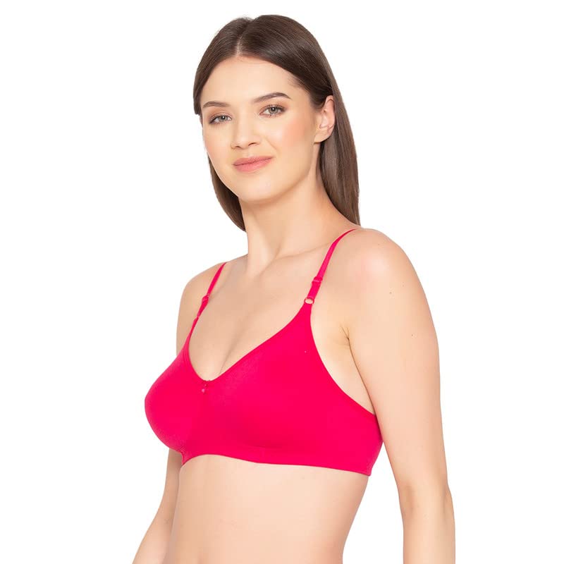 Image of Groversons Paris Beauty Women's Pack of 2 Seamless Non-Padded, Non-Wired Bra (COMB09)