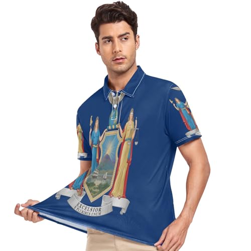 Polo de golf à manches courtes homme t-shirt de golf séchage rapide S