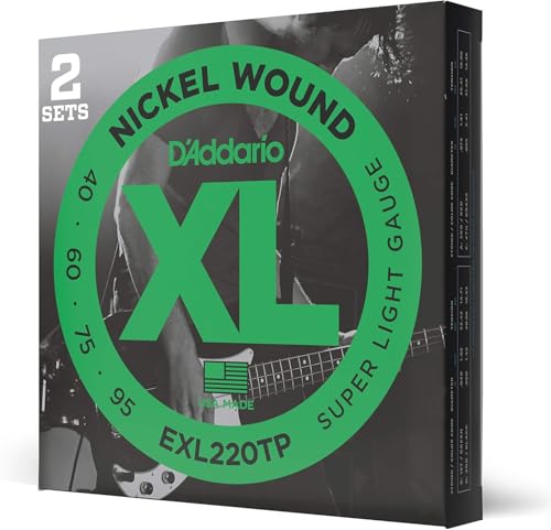 �x�[�X�� �j�b�P�� Long Scale .040-.095 EXL220TP 2set�p�b�N �y�������K�i�z