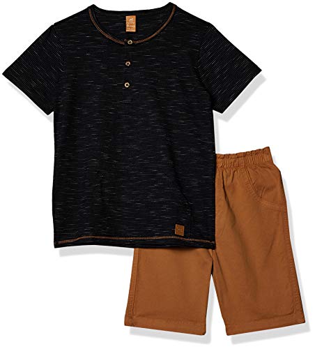 Conjunto Camiseta Portuguesa e Bermuda, Up Baby, Meninos, Preto Pati Nicki, 10