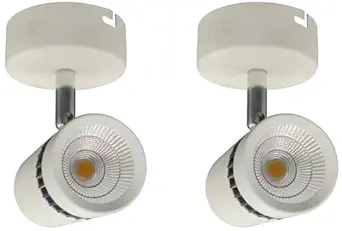 NEWOW Glider SF White Body LED Surface Light, Track Light, Spot Light, Focus Light Flexibly Rotatable Light (Color- Natural White, Wattage- 3W, 2, Glider SF)