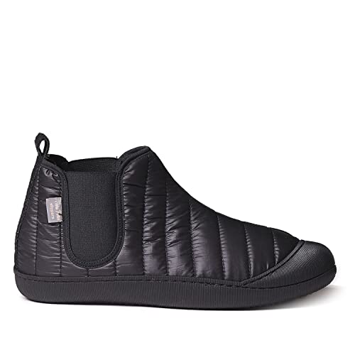 TONI PONS Zapatilla de casa abotinada para hombre hecha en tejido - CALEB-TK Negro, 43 EU Cover