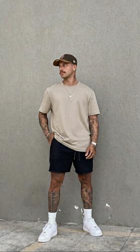 Image of Men's Solid Round Neck T-Shirt | Regular Fit Cotton Casual Tee | Half Sleeve | S to 3XL Sizes | Soft Breathable Everyday Wear for Daily Use, Gym, Summer & Casual Wear