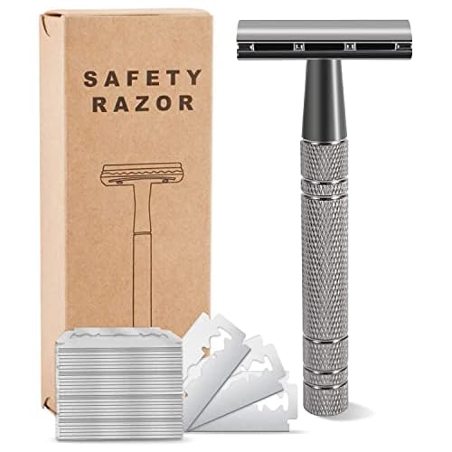 Amazon.co.jp Metal Razor (1 Razor, 30 Replacement Blades Included