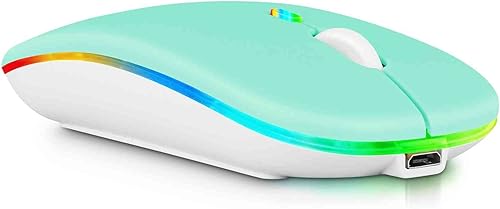 Miniatura 9 de Combo de teclado y mouse Bluetooth recargable, teclado ultra delgado de tamaño completo y mouse ergonómico para Tienda Fire HD 10 Plus (2021) y