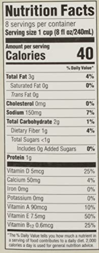 Image of 365 by Whole Foods Market, Almond Milk Unsweetened Organic, 64 Fl Oz (Pack of 2)