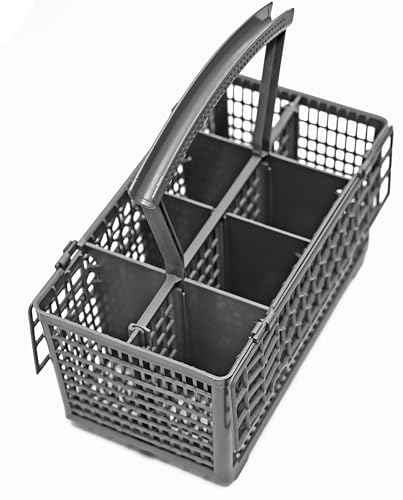 Cesta de cubiertos universal Comfort para lavavajillas cesta flexible compatible con AEG, Bosch, Bauknecht, Miele, Siemens, Neff, Zanussi, plástico resistente al calor (elegante)
