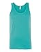Bella + Canvas Unisex Jersey Tank 2XL TEAL