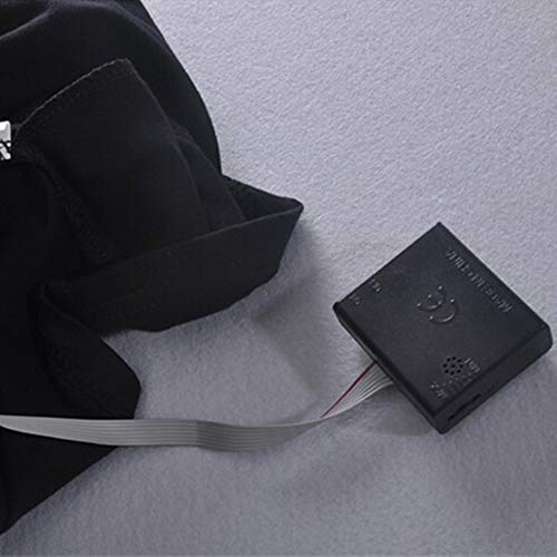 Andoer T-shirt LED Flash ativado por voz para homem e mulher festa Rock Disco Night Club